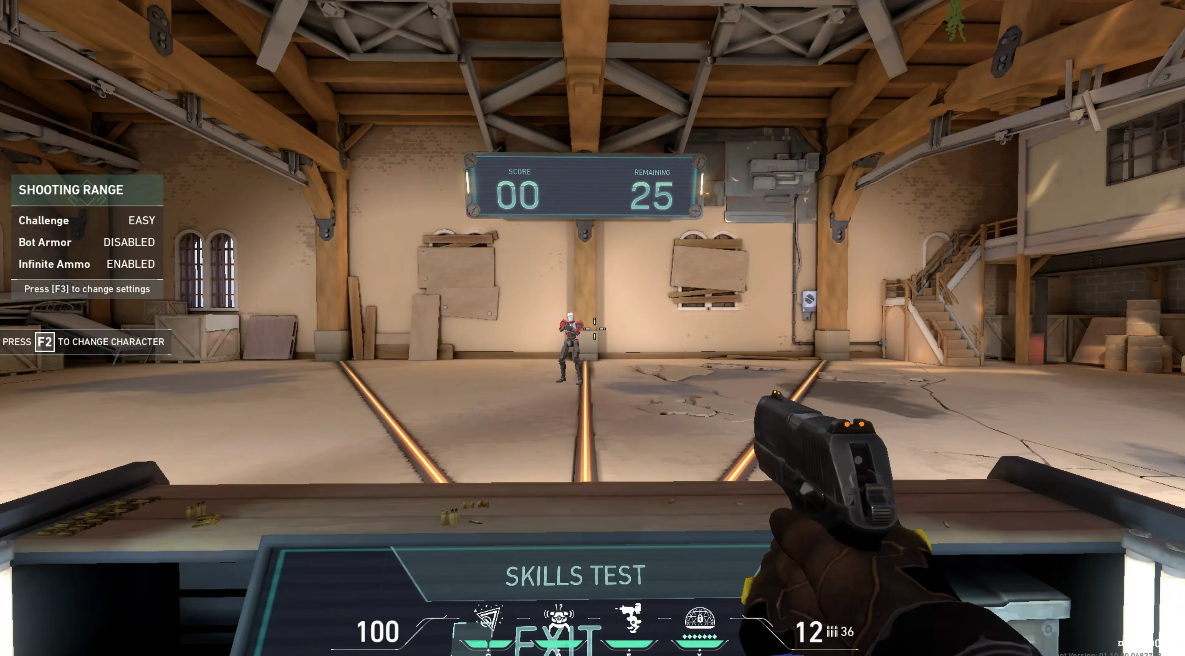 Valorant Practice Range